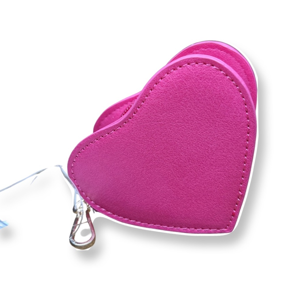 Nordstrom BP Heart Shape Pink Pouch